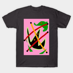 Abstract Circus in Pink T-Shirt